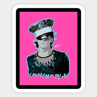 Robbie Blue Sticker